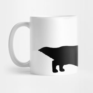 Long Haired Dachshund | Wiener Dog Silhouette Mug